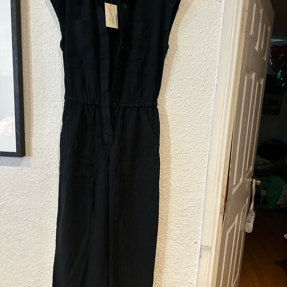 Black Button-Up Jumpsuit (10)